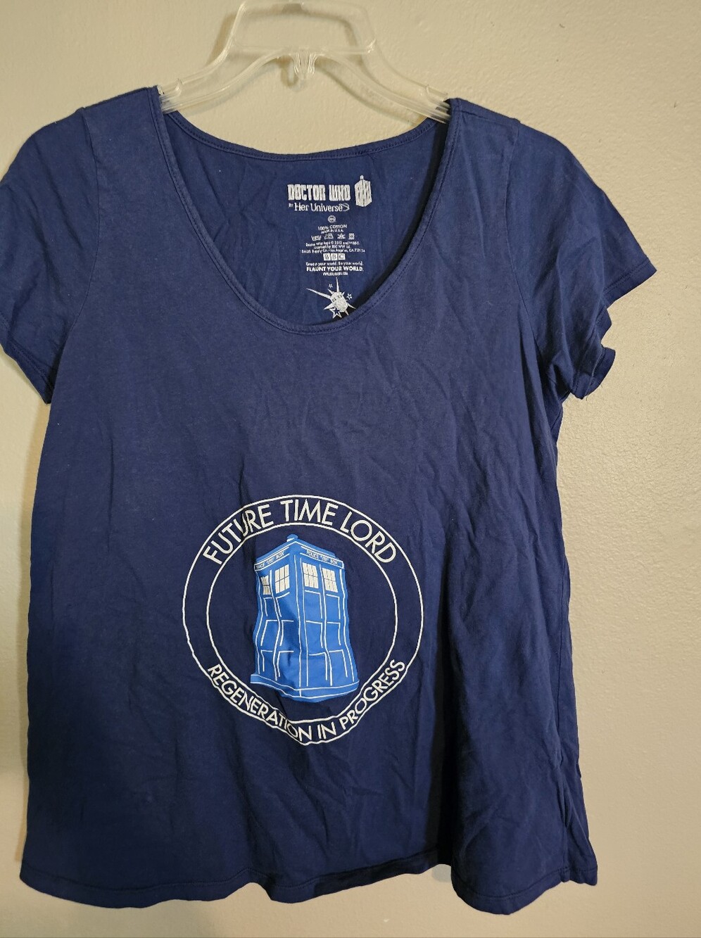 Maternity Navy 'Future Time Lord' Graphic Tee Doctor Who TARDIS